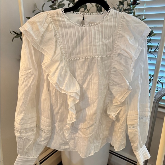 NWT Ted Baker SILAIS Double Frill Blouse - Picture 5 of 16